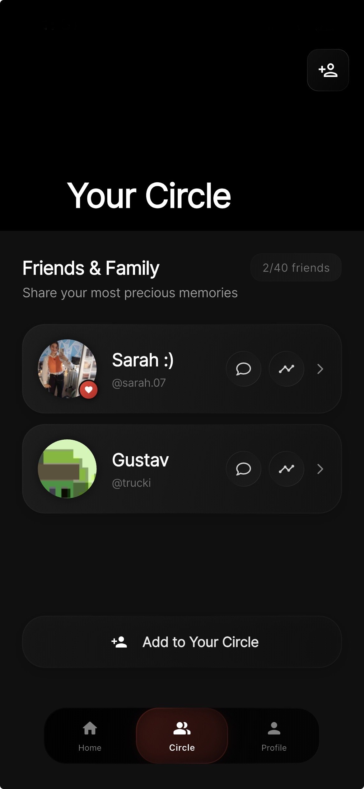 Connect with friends